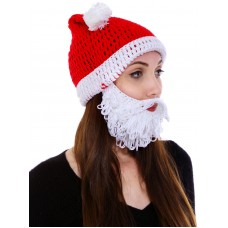 New Handcrafted Adult Bearded Beanie Hat Winter Knitted Caps with Funny Beard 887415013326 eb-92500229